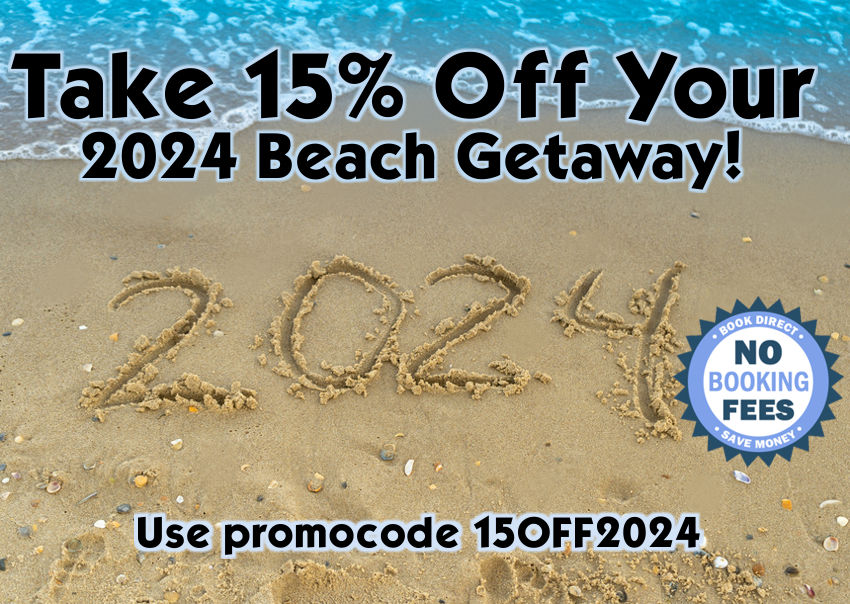15% off 2024 Beach Getaway